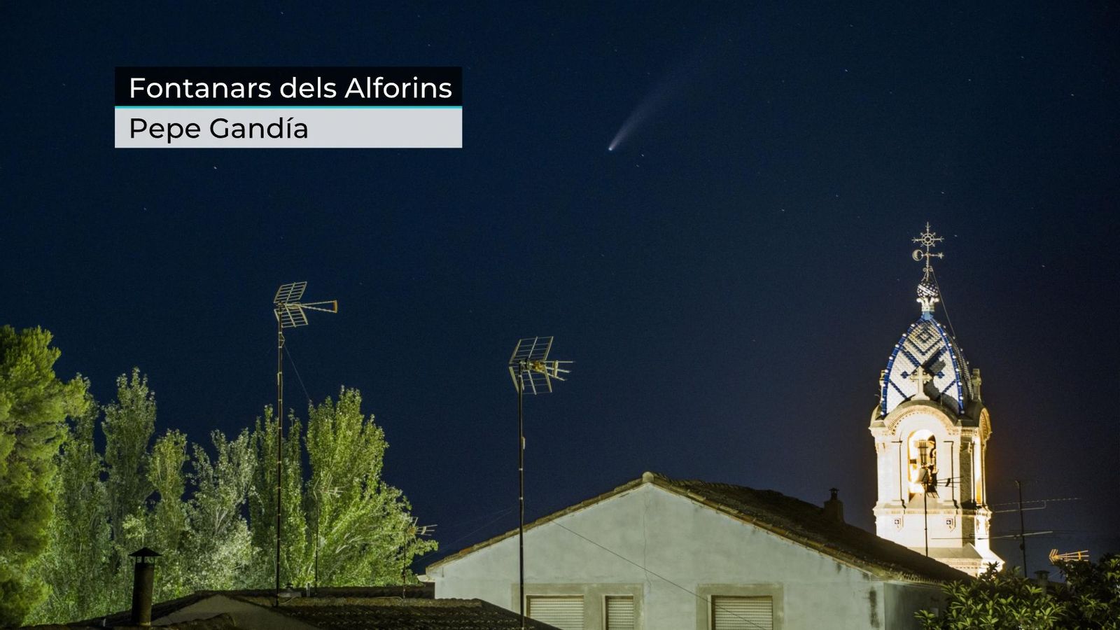 El cometa Neowise ara serà visible després de la posta de sol