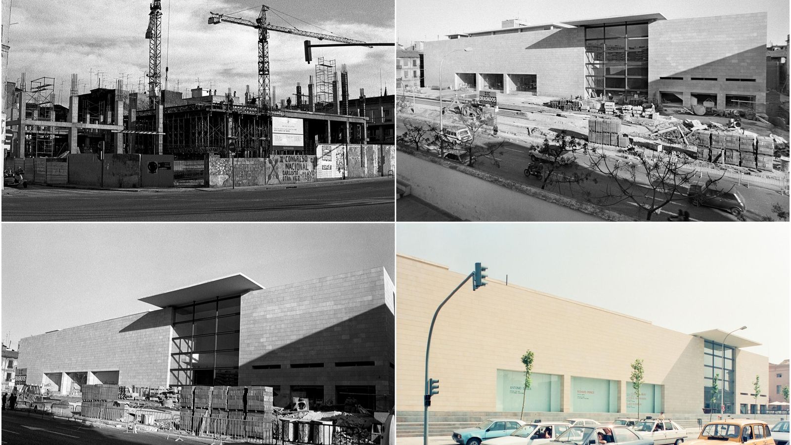 La construcció del centre Julio González, seu principal de l'IVAM, a finals de la dècada de 1980