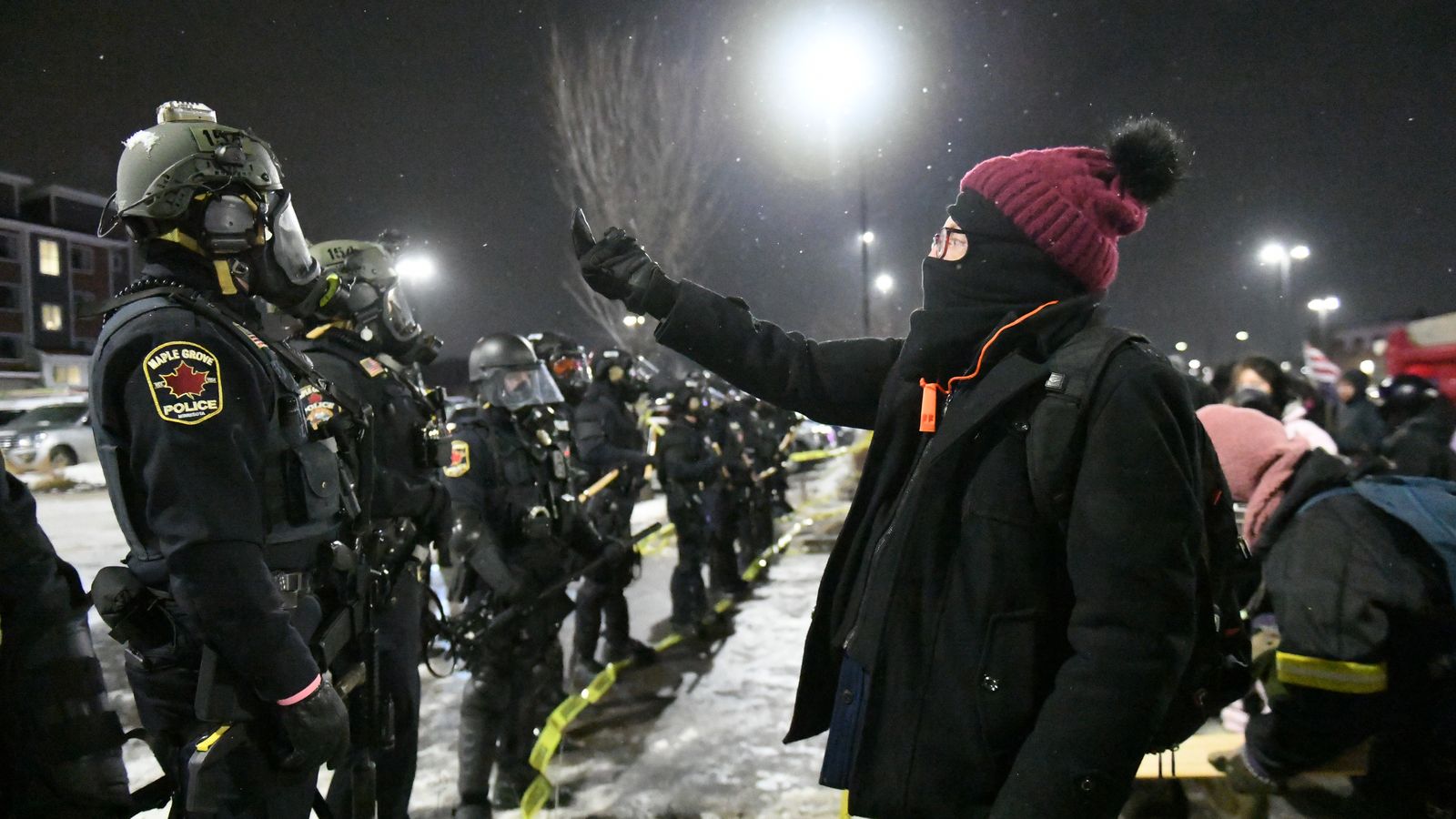 Protestes a Maple Grove, Minnesota, després de la mort d’Alex Pretti per trets d’agents federals