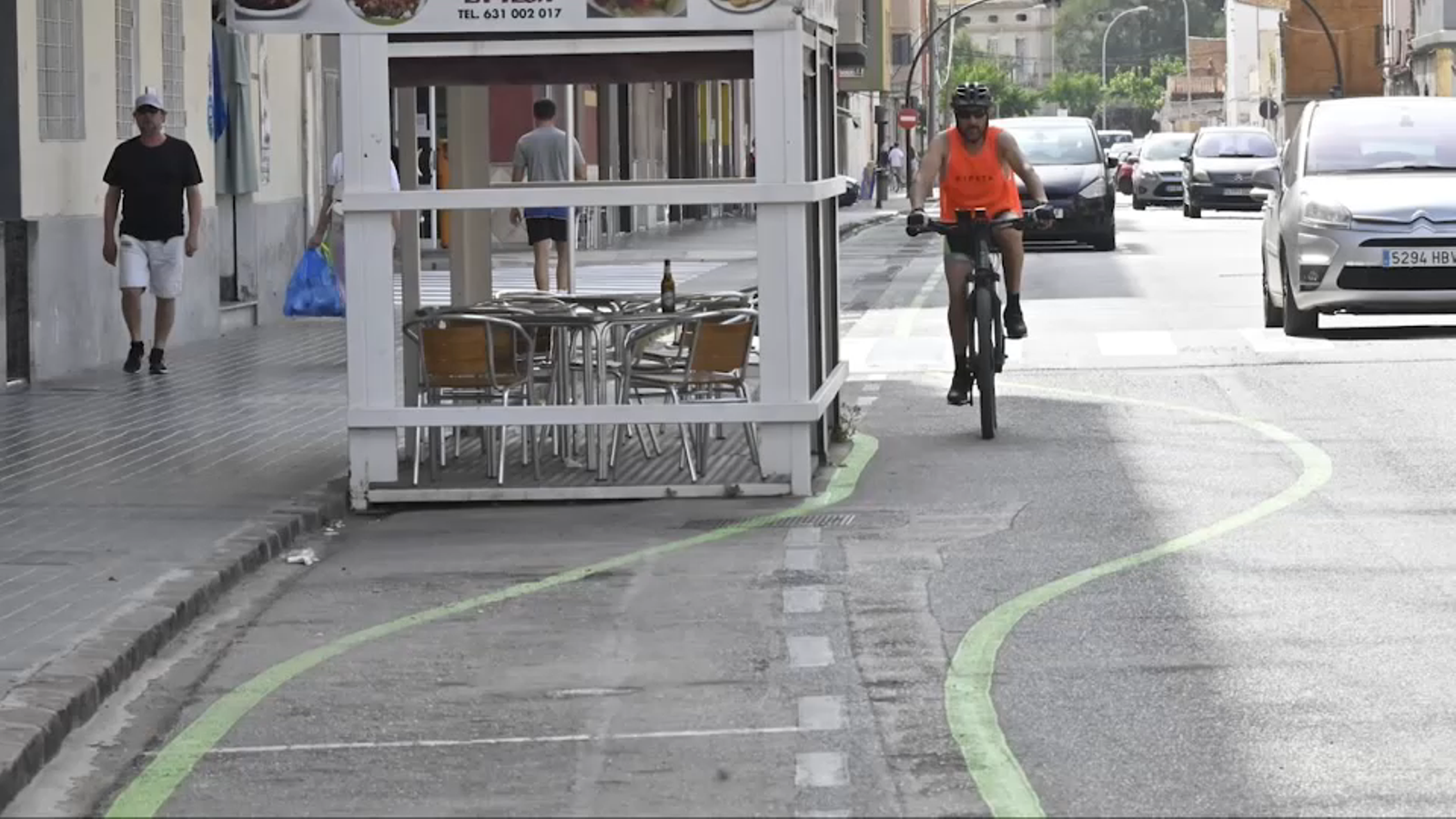El carril bici de la discòrdia a Borriana