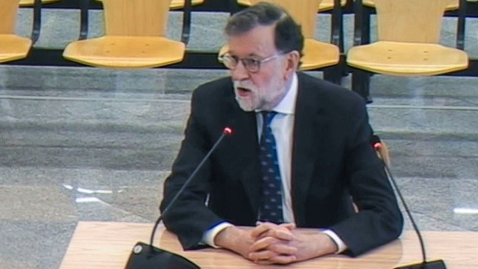 Rajoy, este dijous, a l'arribada a l'Audiència Nacional
