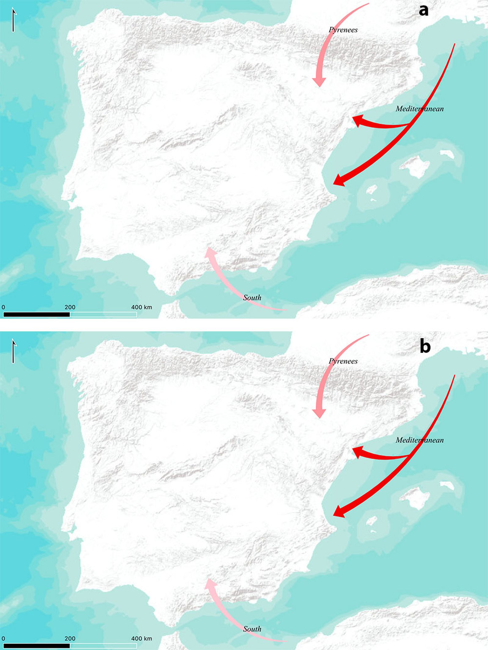 Vies d'expansió del neolític a la península Ibèrica