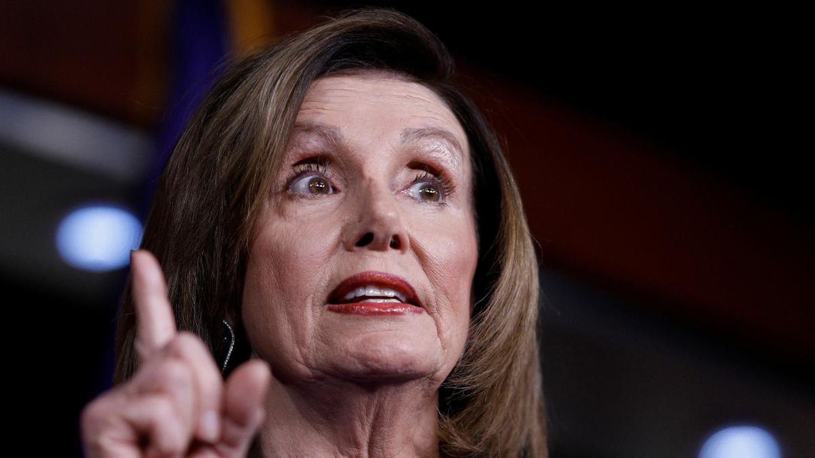 Nancy Pelosi, durant una roda de premsa