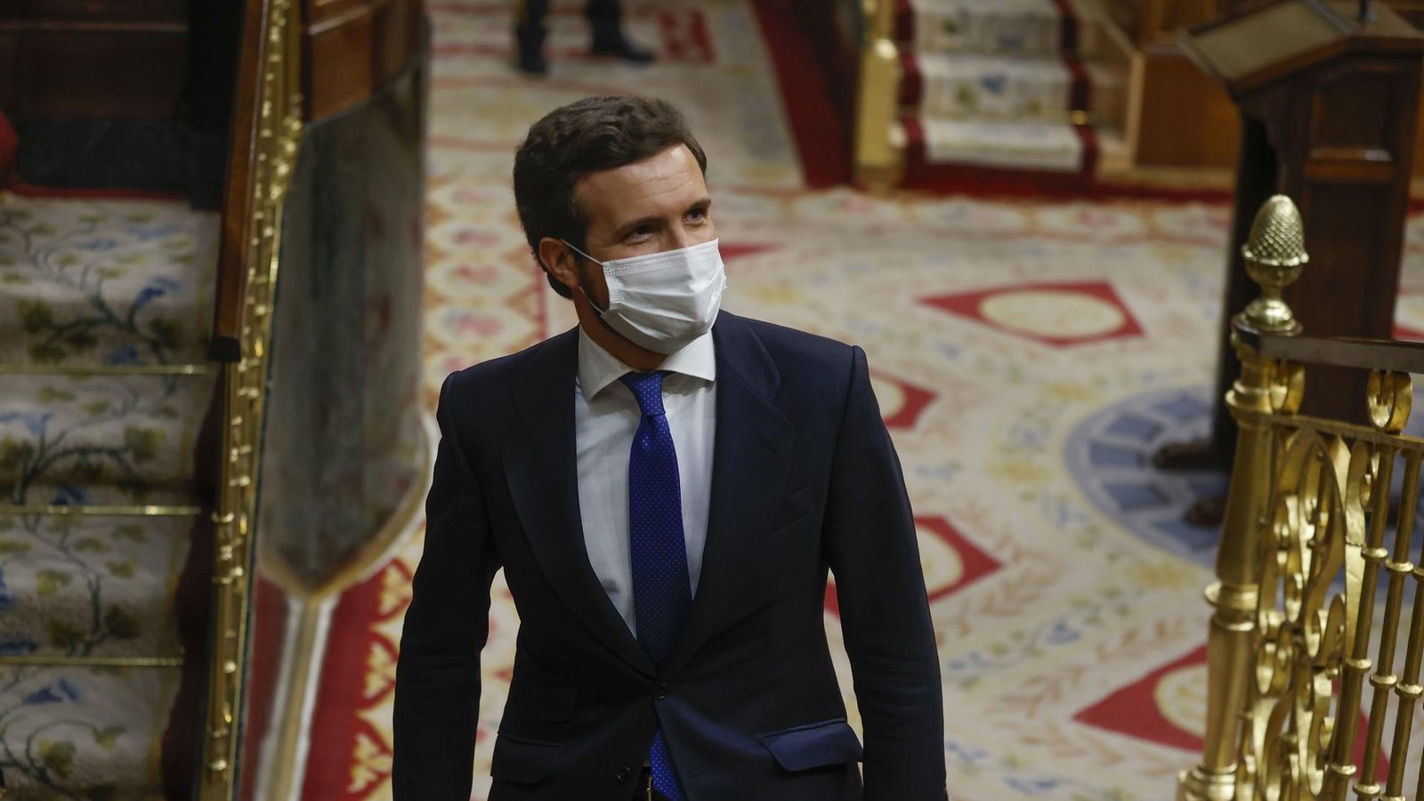 Pablo Casado aquest dimecres durant la sessió de control al Congrés