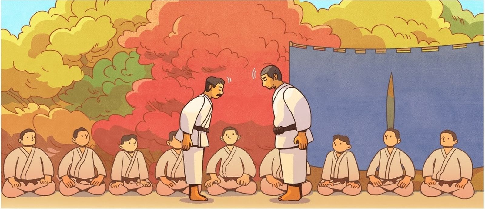 Una de les il·lustracions de Cynthia Yuan Cheng del Doodle d'aquest dijous