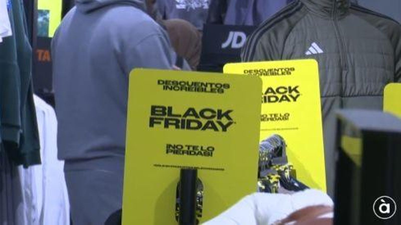 Imatge d'arxiu de descomptes pel Black Friday en comerços de València