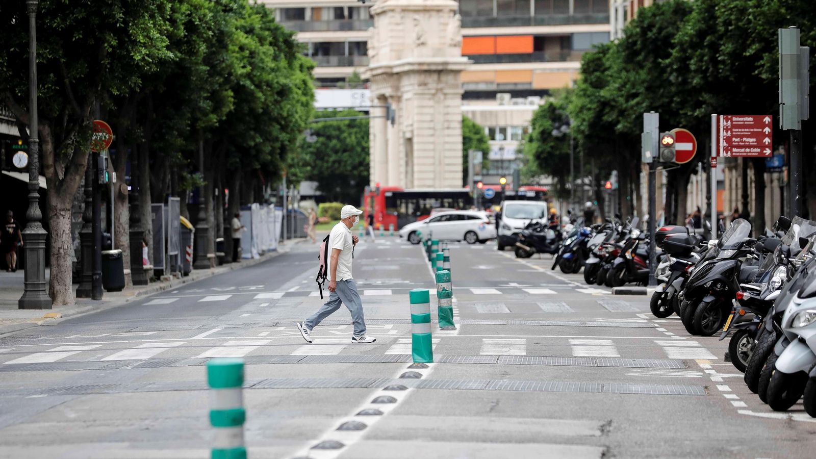 Carrer de Colom a València aquest dimarts