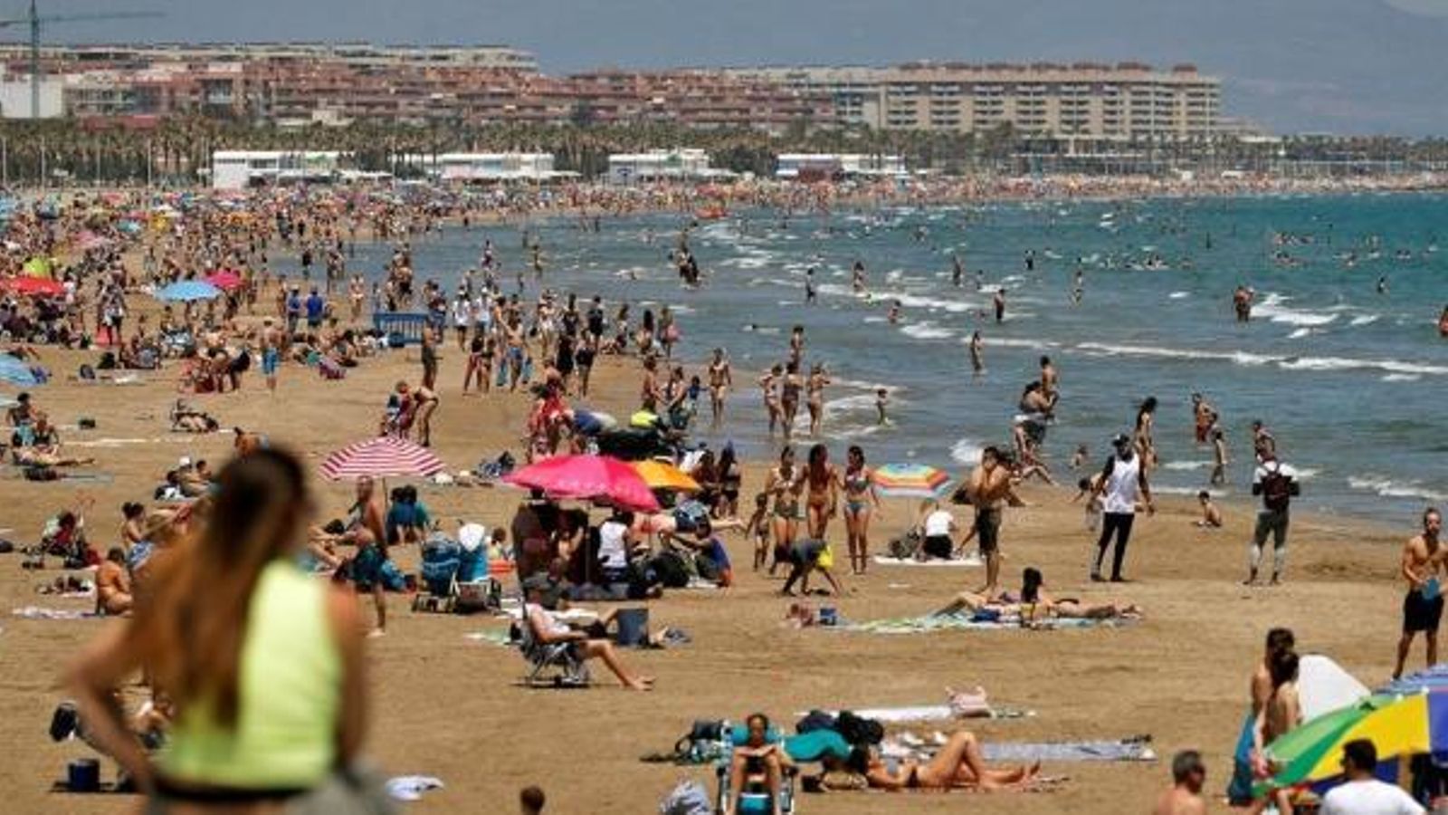Imatge de la platja de València
