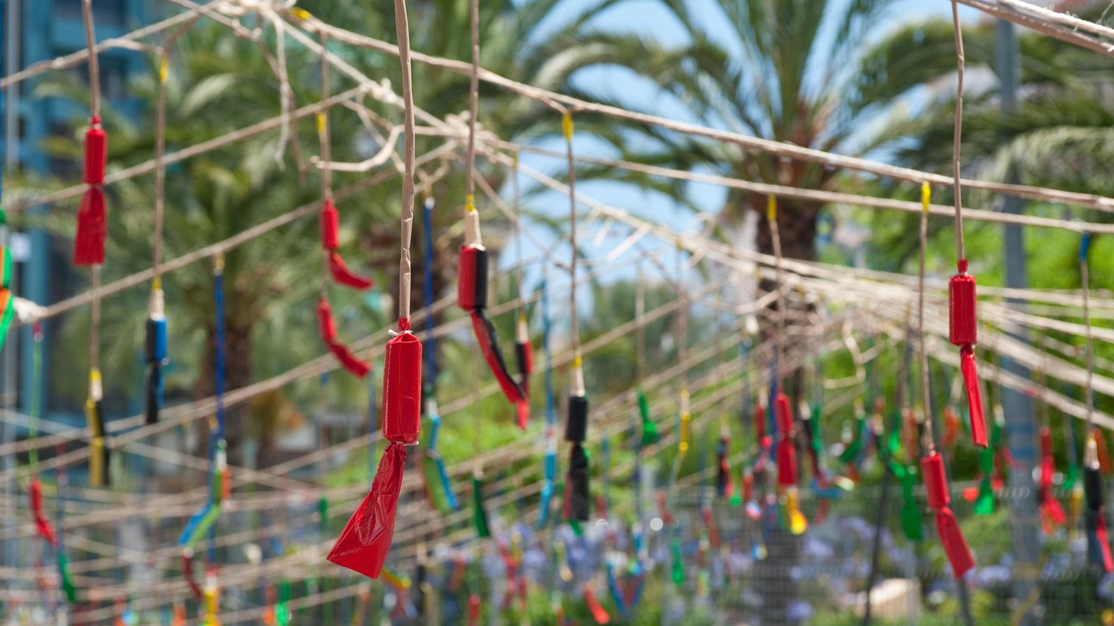 Imatge d'arxiu d'una mascletà