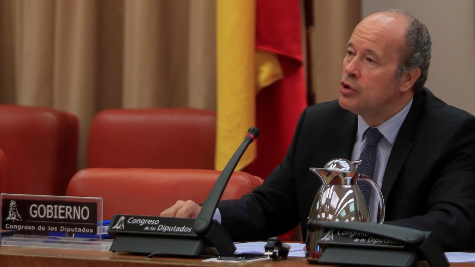 El ministre de Justícia, Juan Carlos Campo, compareix davant la comissió de Justícia