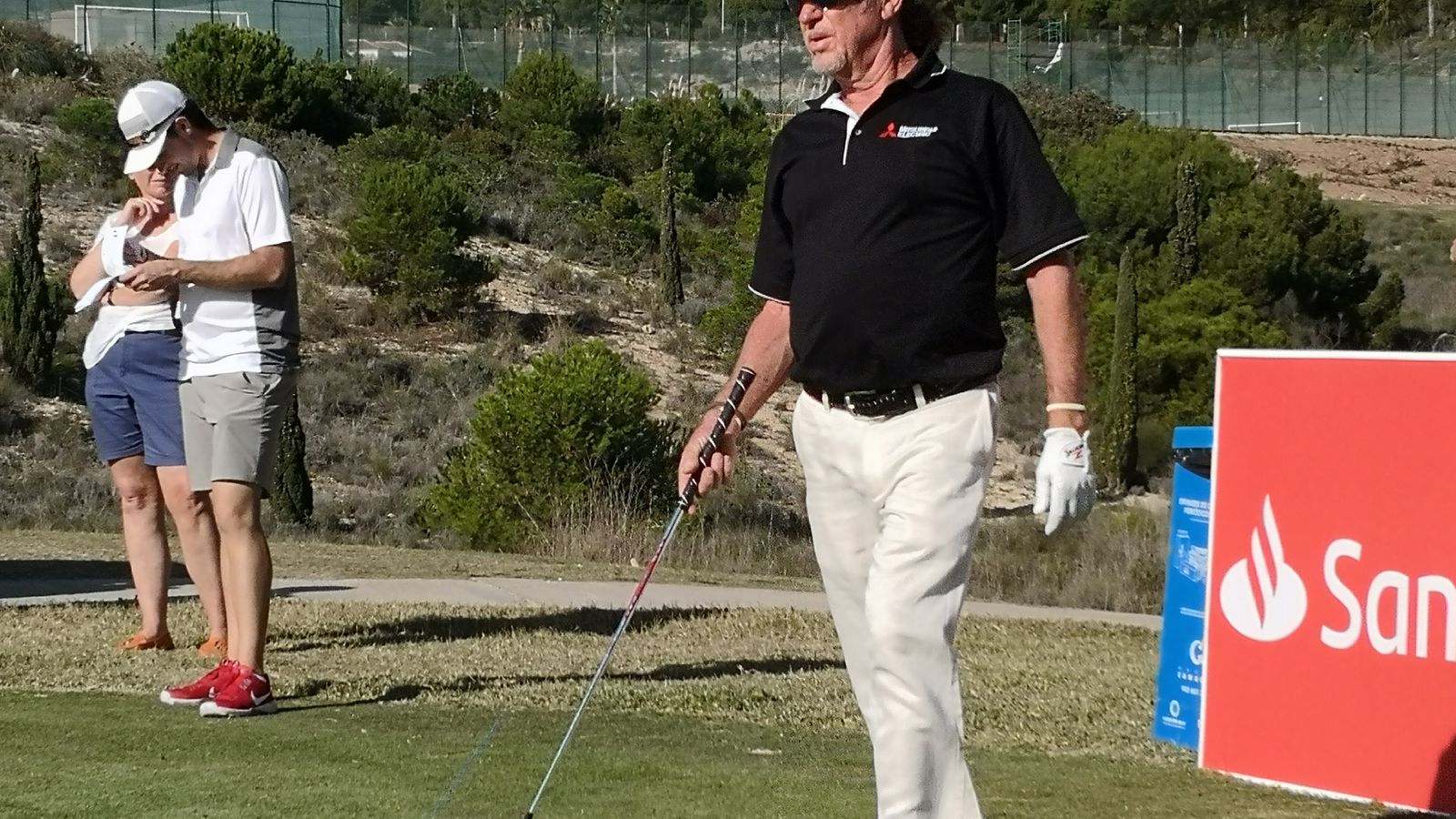 Jiménez en el Club de Golf Villaitana, de Benidorm.