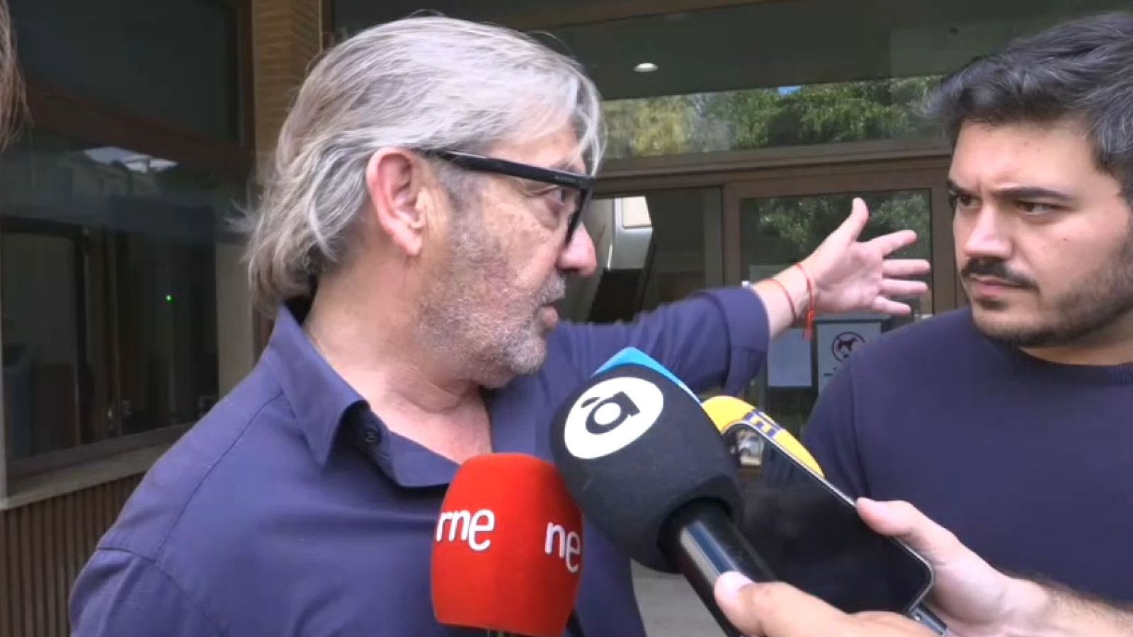 El secretari autonòmic d'Infraestructures i Transports, Francisco Javier Sendra, a l'eixida del jutjat