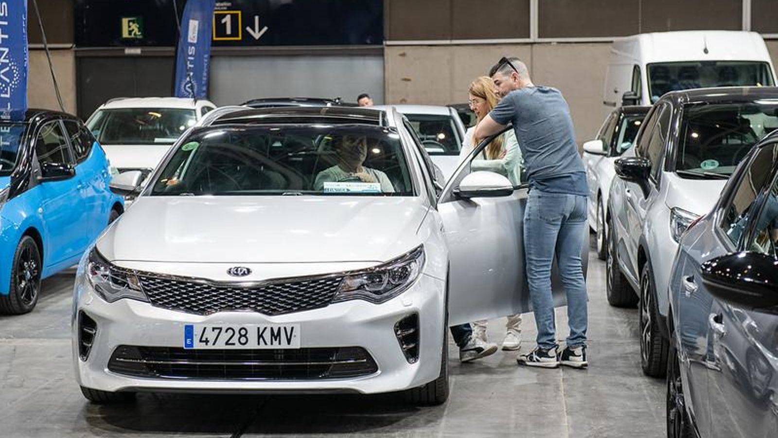 Un cotxe a la venda en la Fira del Vehicle Selecció Ocasió