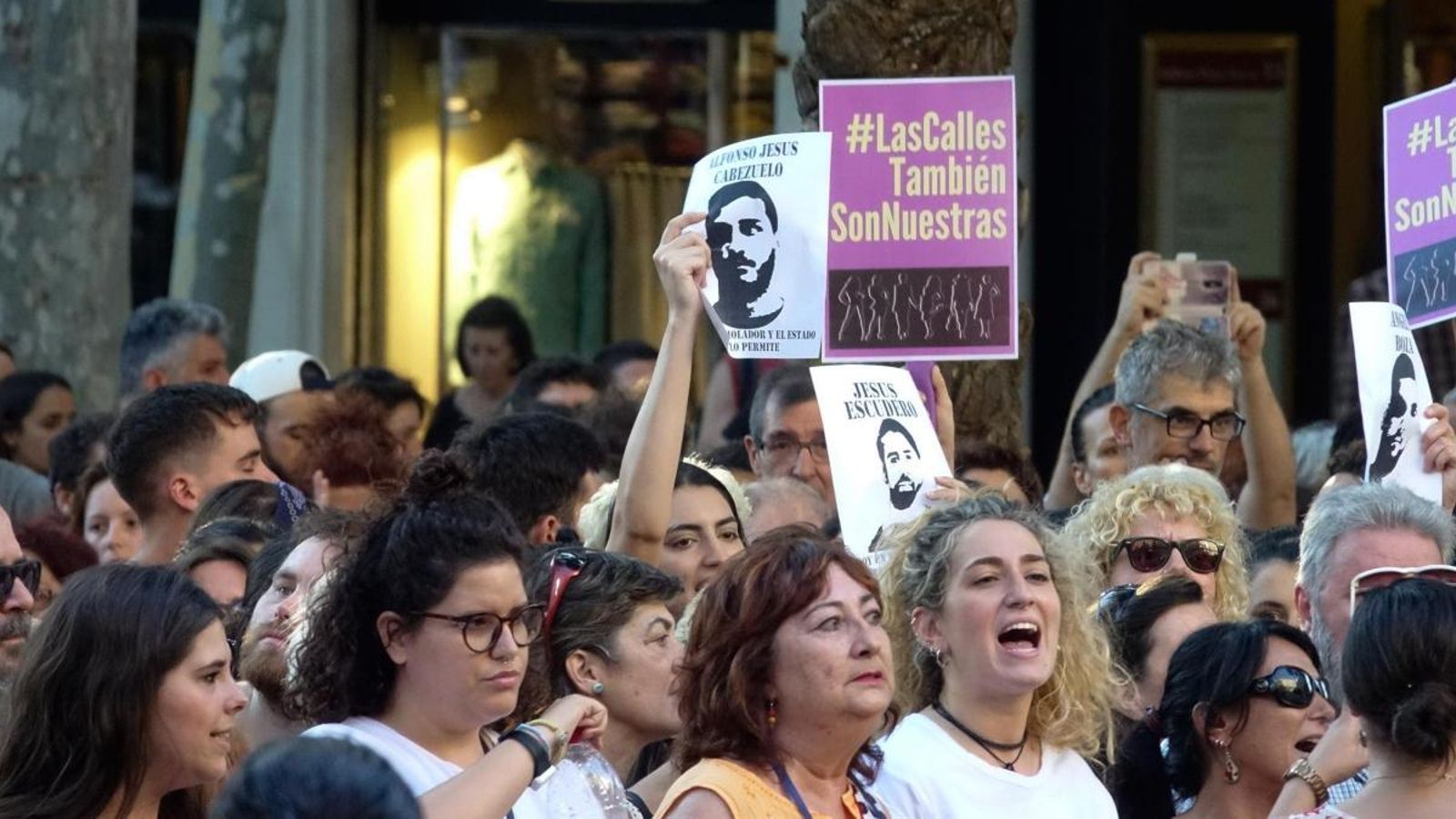 Manifestació contra les agressions masclistes, en una imatge d’arxiu