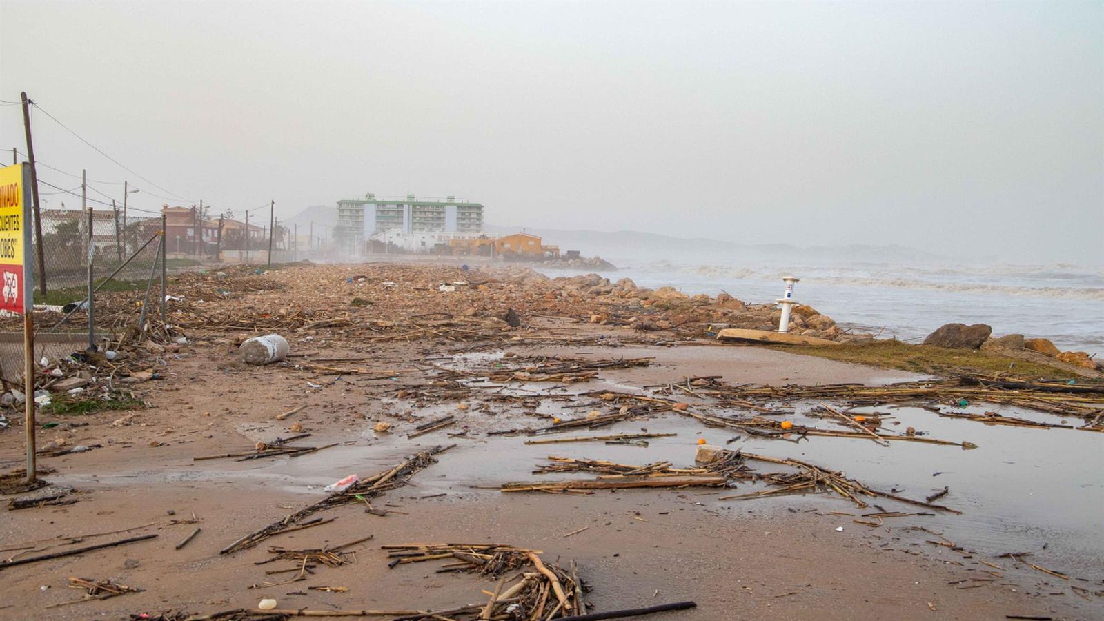 Conseqüències del temporal Gloria a les costes