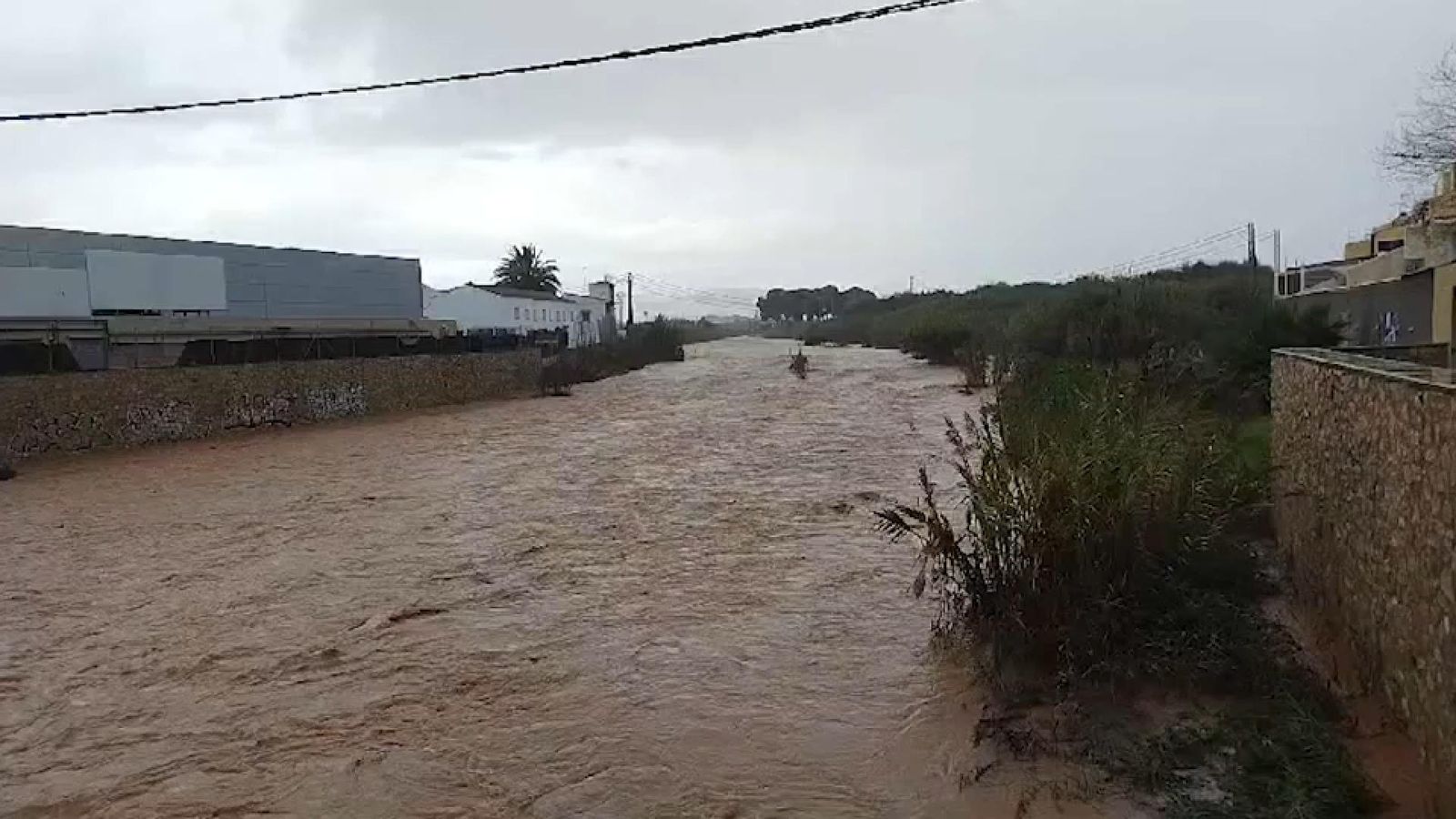 Plou intensament a Benicarló