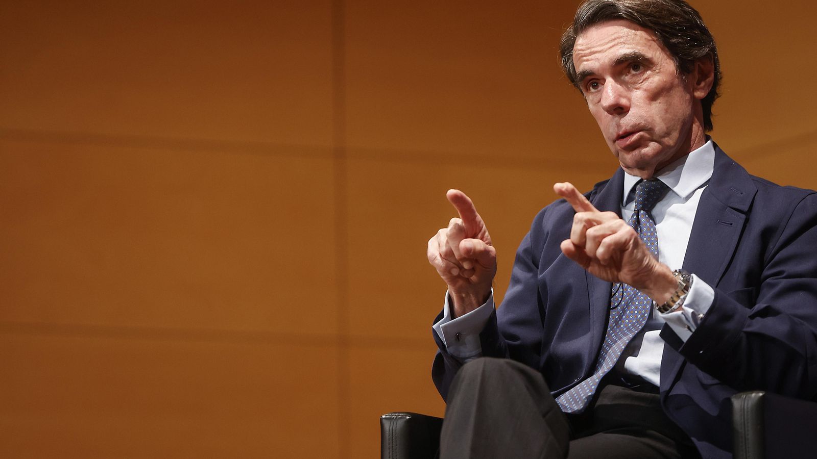 L'expresident del govern espanyol, el popular José María Aznar