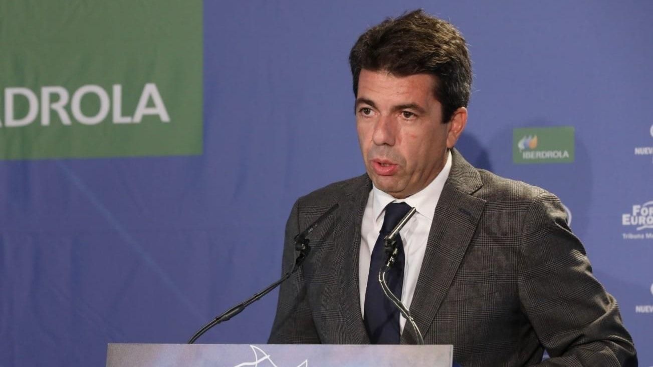Carlos Mazón intervé en un desdejuni informatiu