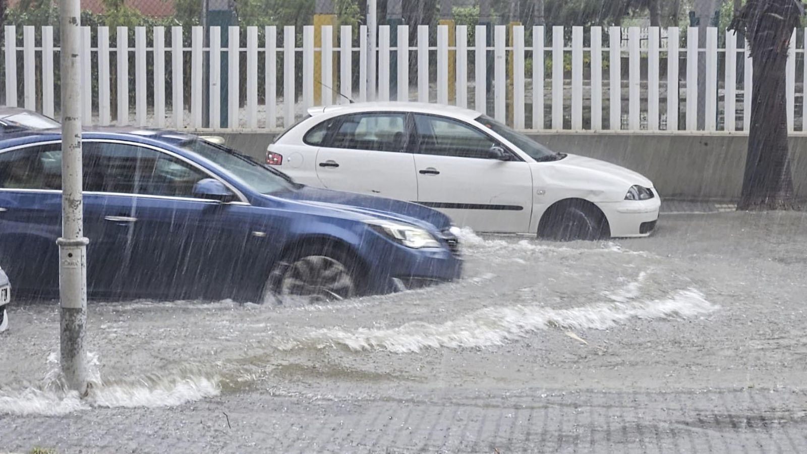 El temporal de pluges a Tarragona