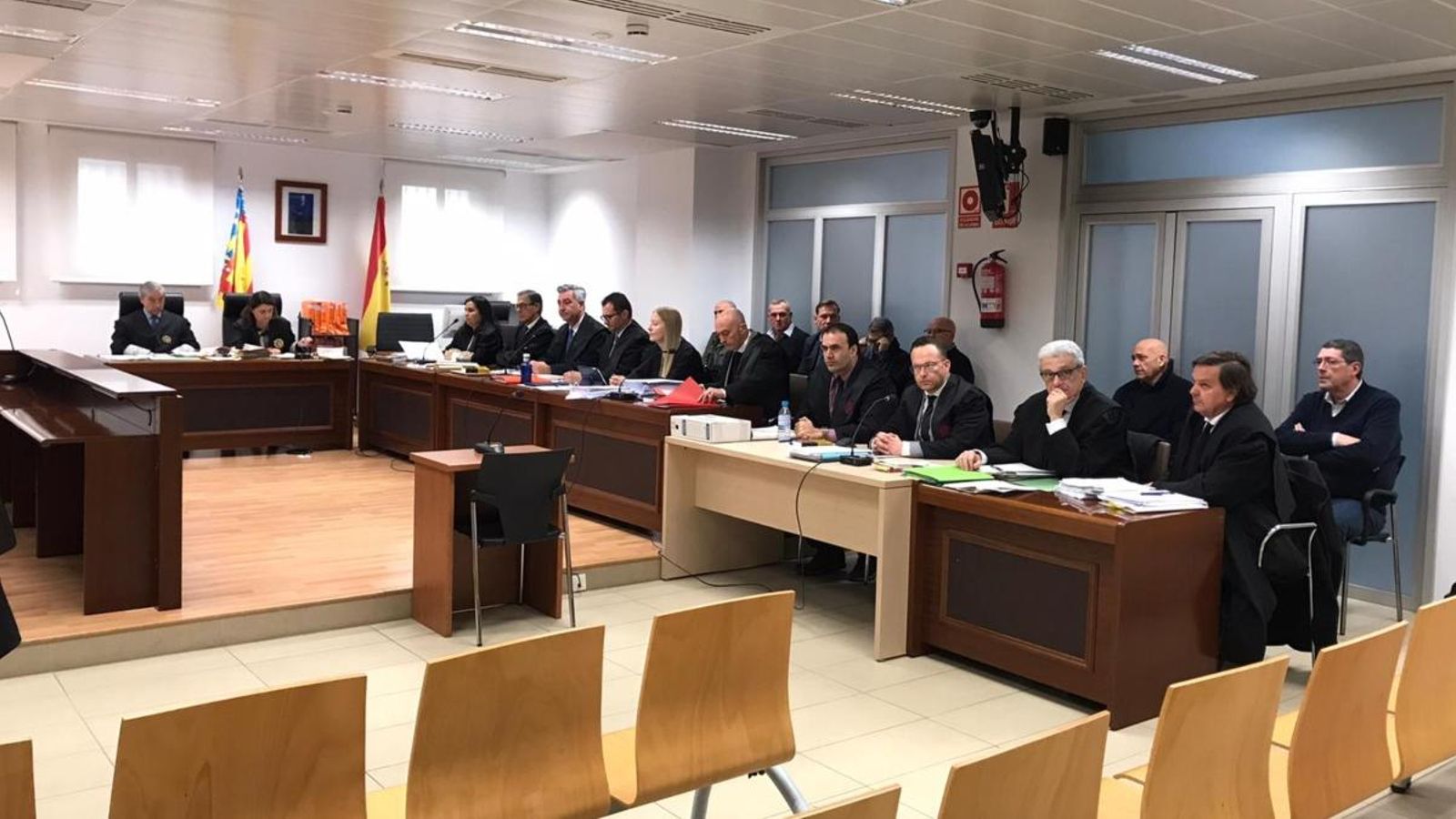 Primeres imatges del juí del cas Polop