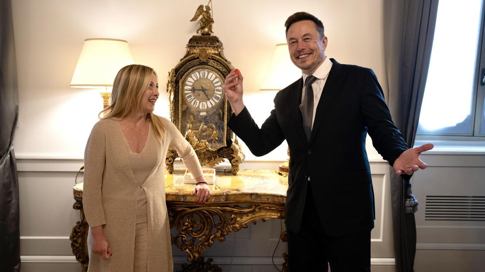Meloni i Musk, aquest dijous a Roma