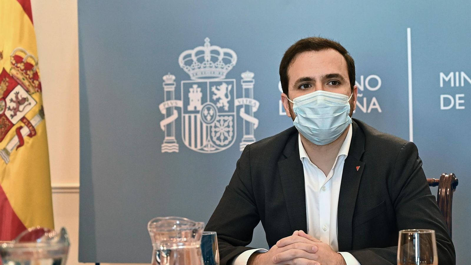 El ministre de Consum Alberto Garzón en una imatge d'arxiu