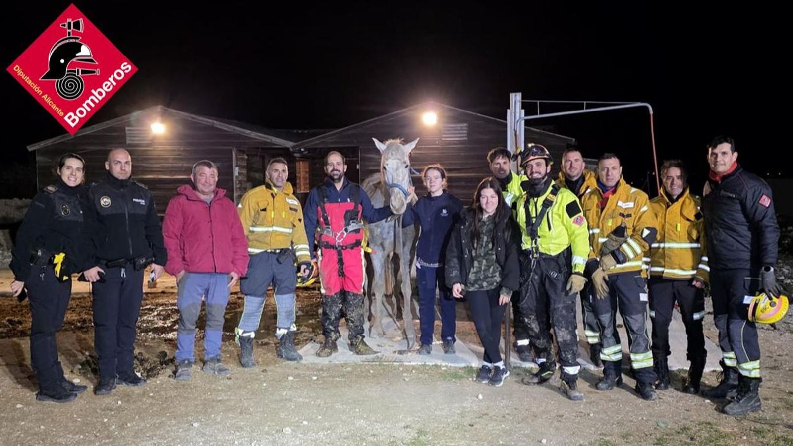 Equip de rescat amb el cavall