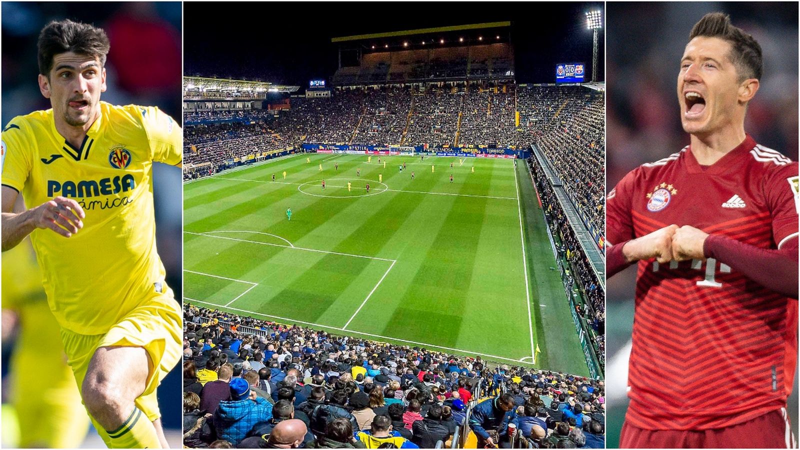 Gerard Moreno, estadi de la Ceràmica i Robert Lewandowski