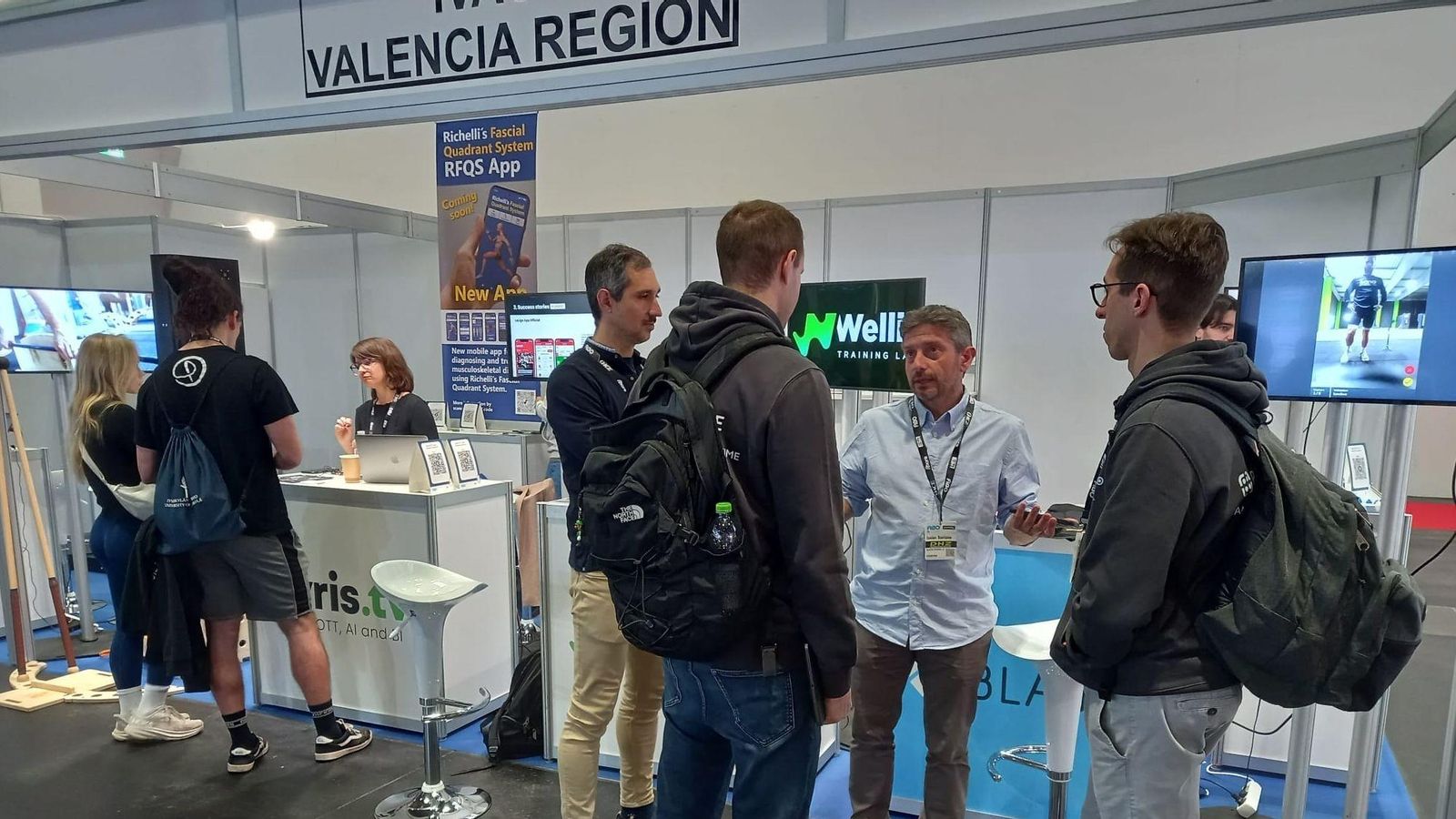 Empresaris valencians este passat diumenge en la fira Fibo Global Fitnes 2025 a Alemanya