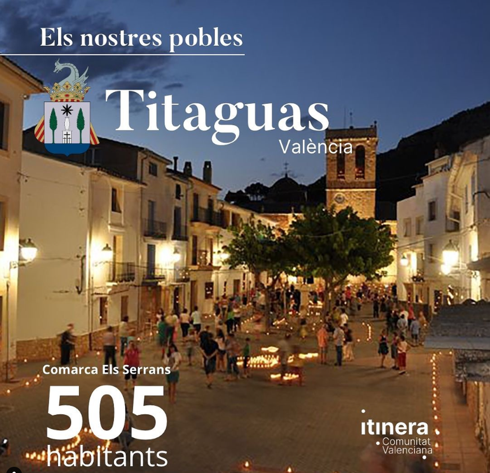Imatge promocional del Festival Itinera a la localitat de Titaigües