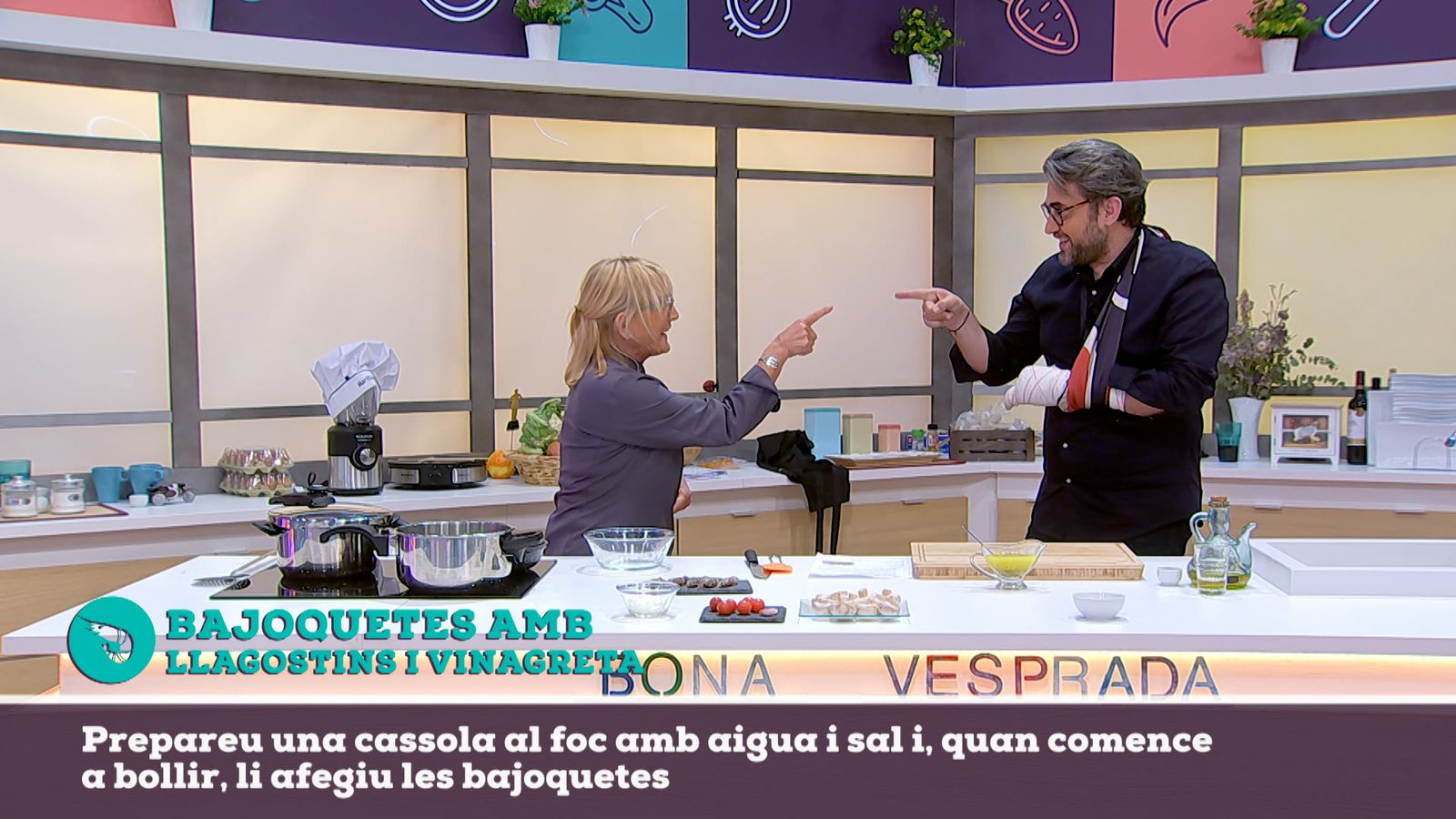03.05.2021 | Bajoquetes amb llagostins i vinagreta