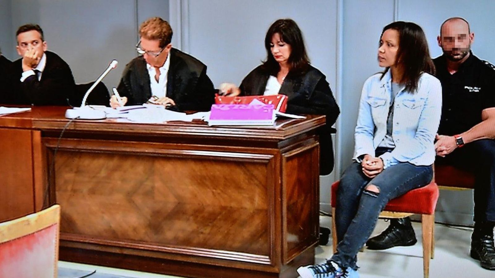 Ana Julia Quezada durant el veredicte del jurat