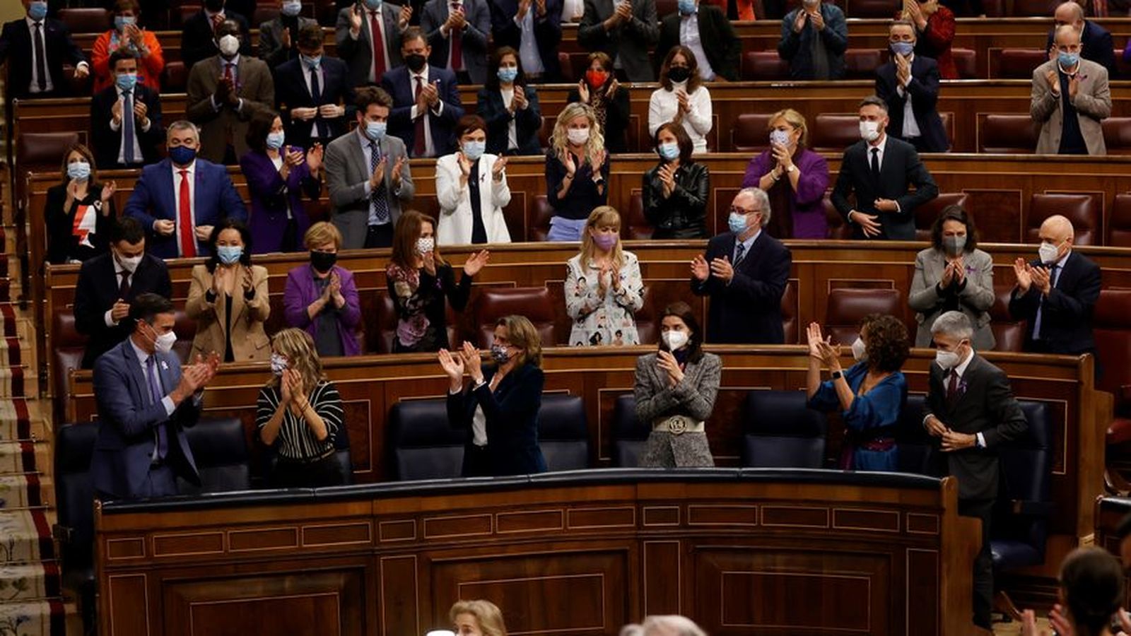 Aprovació del ple del Congrés del projecte de pressupostos generals de l’Estat de 2022 el passat 25 de novembre