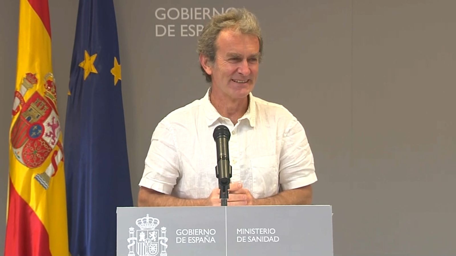 Simón, aquest dilluns, en la roda de premsa