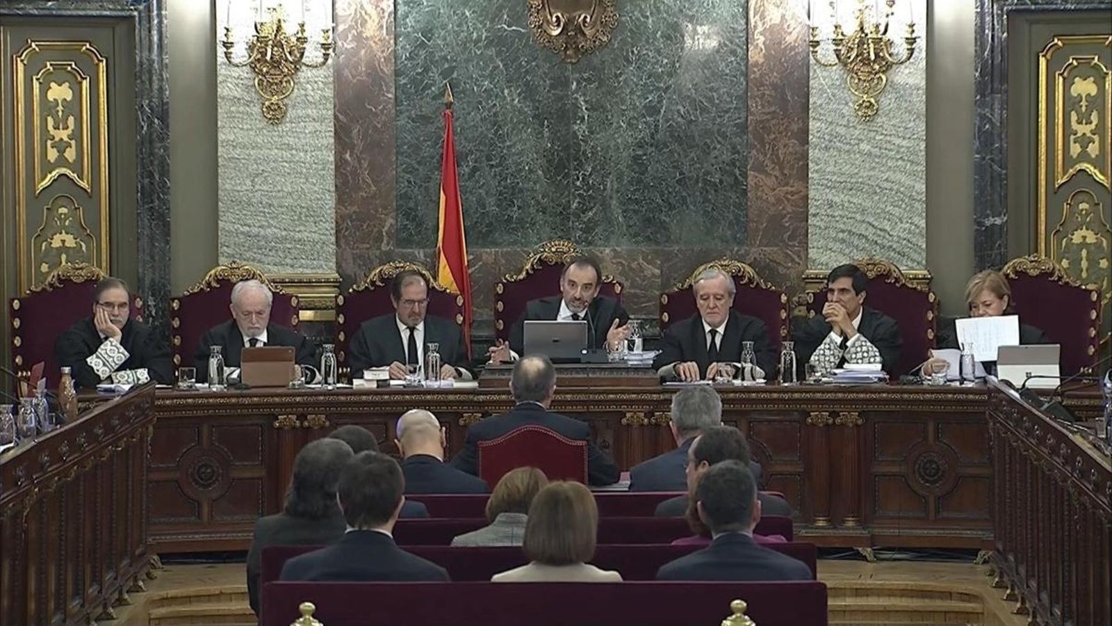 L'exconseller català de Presidència, Jordi Turull, compareix davant el Suprem.