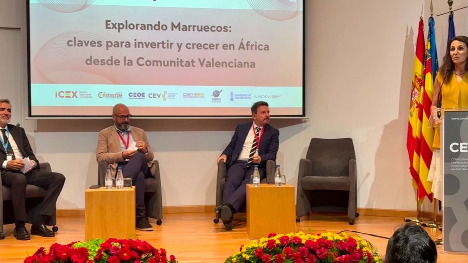 Un moment de la jornada empresarial, este dilluns