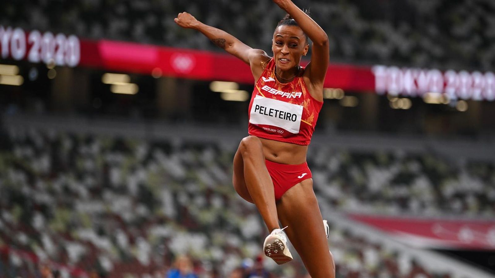 Ana Peleteiro durant les Olimpiades de Tòquio 2020