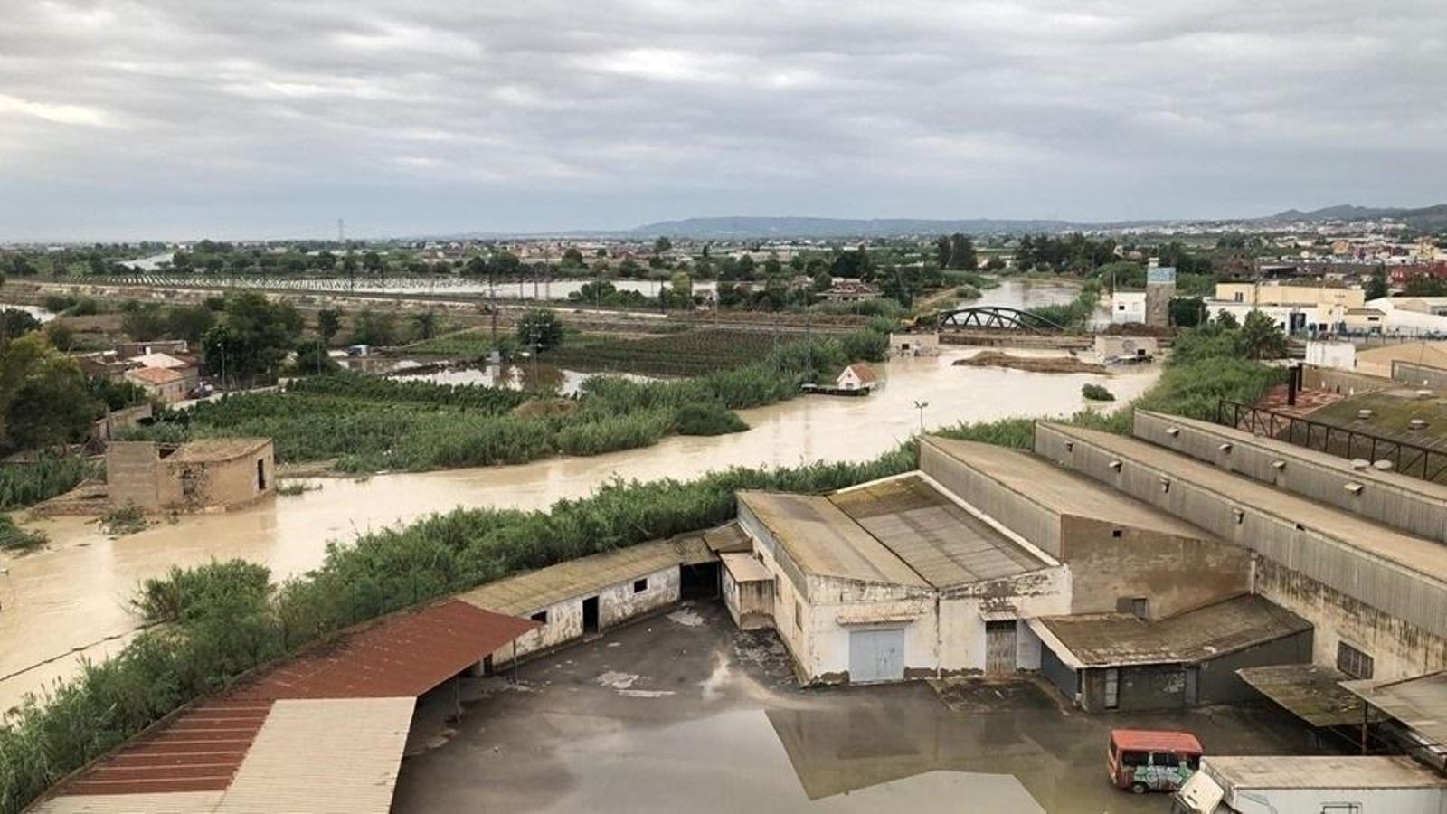 Imatge d'arxiu dels efectes a Oriola de la DANA que va colpejar el Bais Segura el 2019