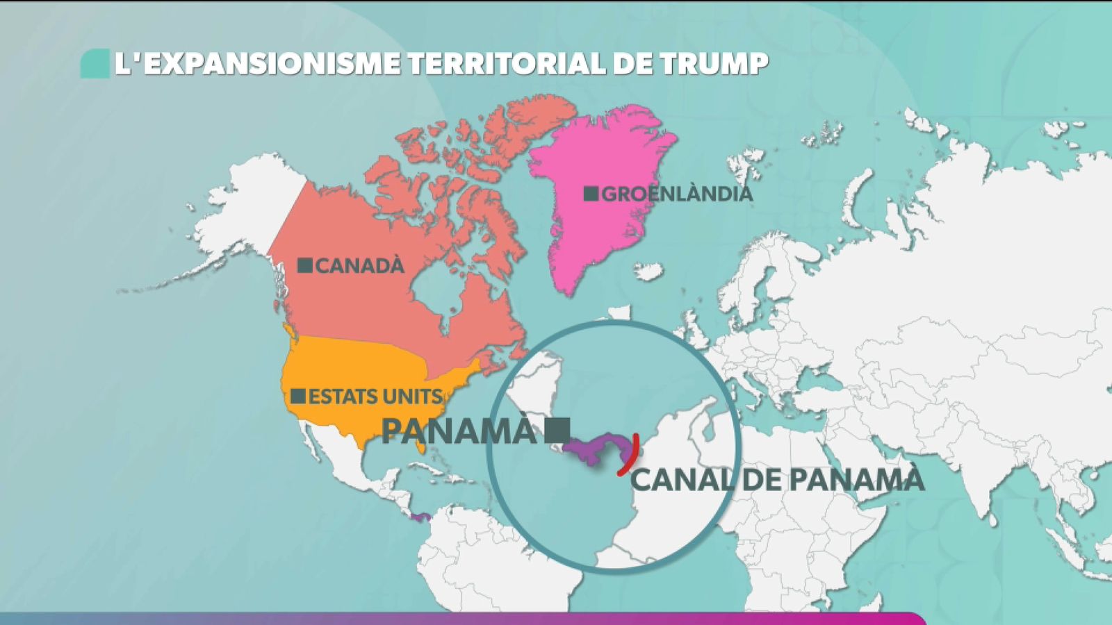 L'expansionisme de Trump, el canal de Panamà