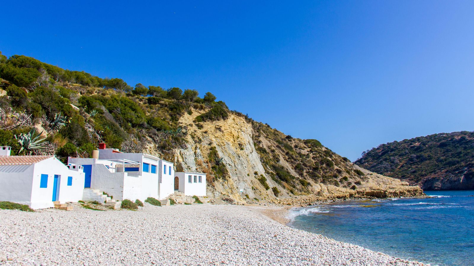 Imatge d'arxiu de la cala del Portitxol, a Xàbia Imatge d'arxiu de la cala del Portitxol, a Xàbia