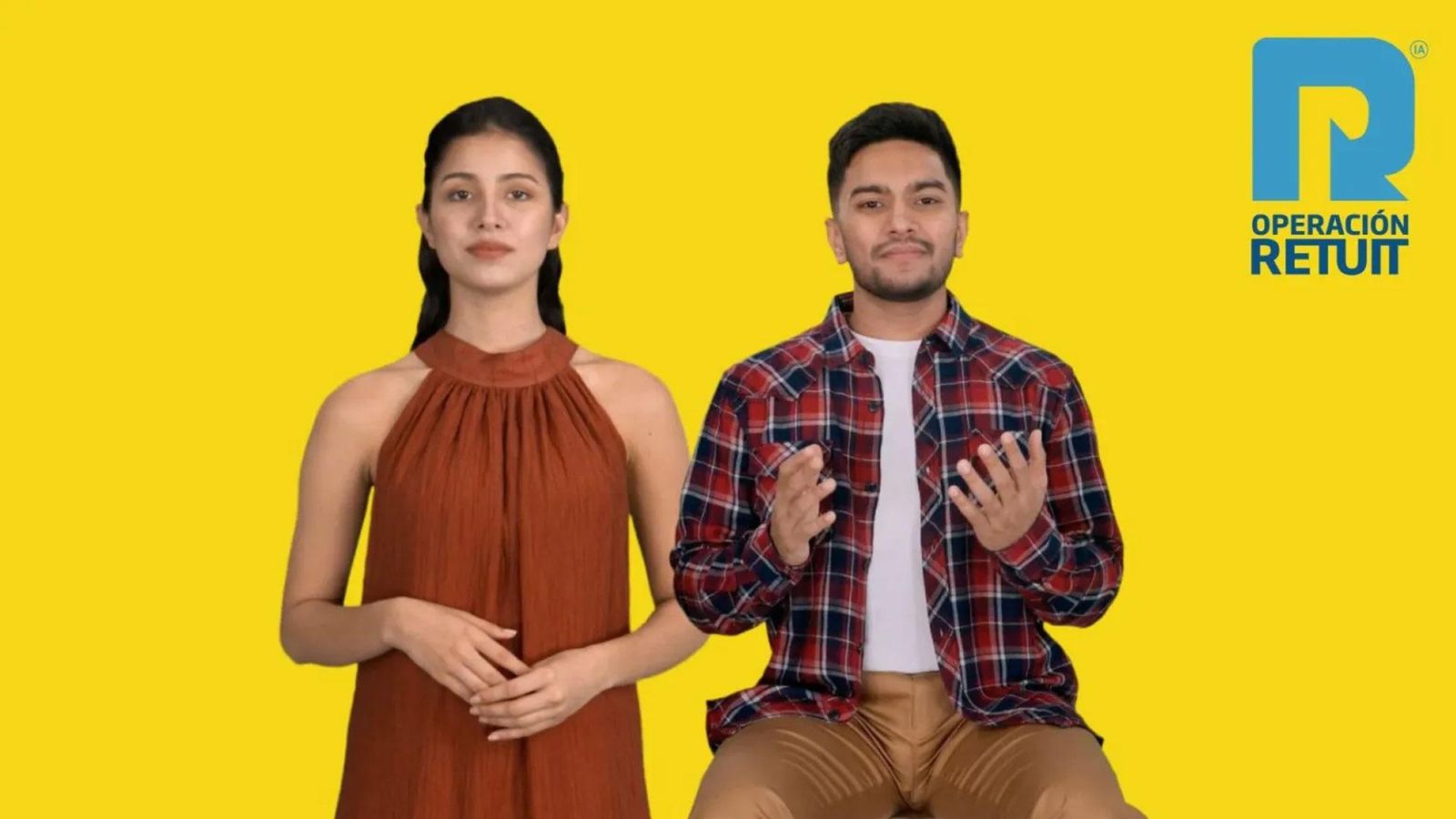 La Chama i el Pana, els presentadors generats amb intel·ligència artificial per posar la cara en l'Operació Retuit