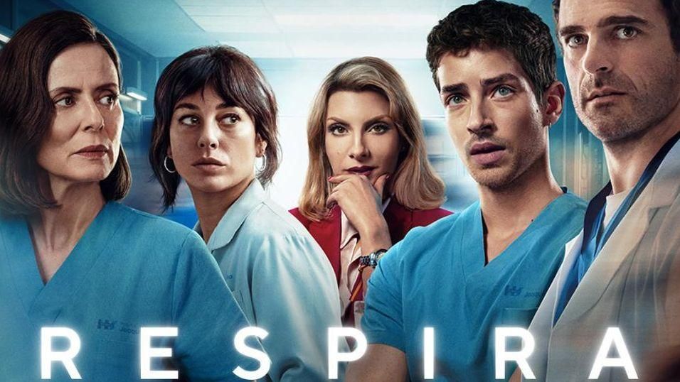 Cartell promocional de la sèrie 'Respira' Cartell promocional de la sèrie de Netflix 'Respira'