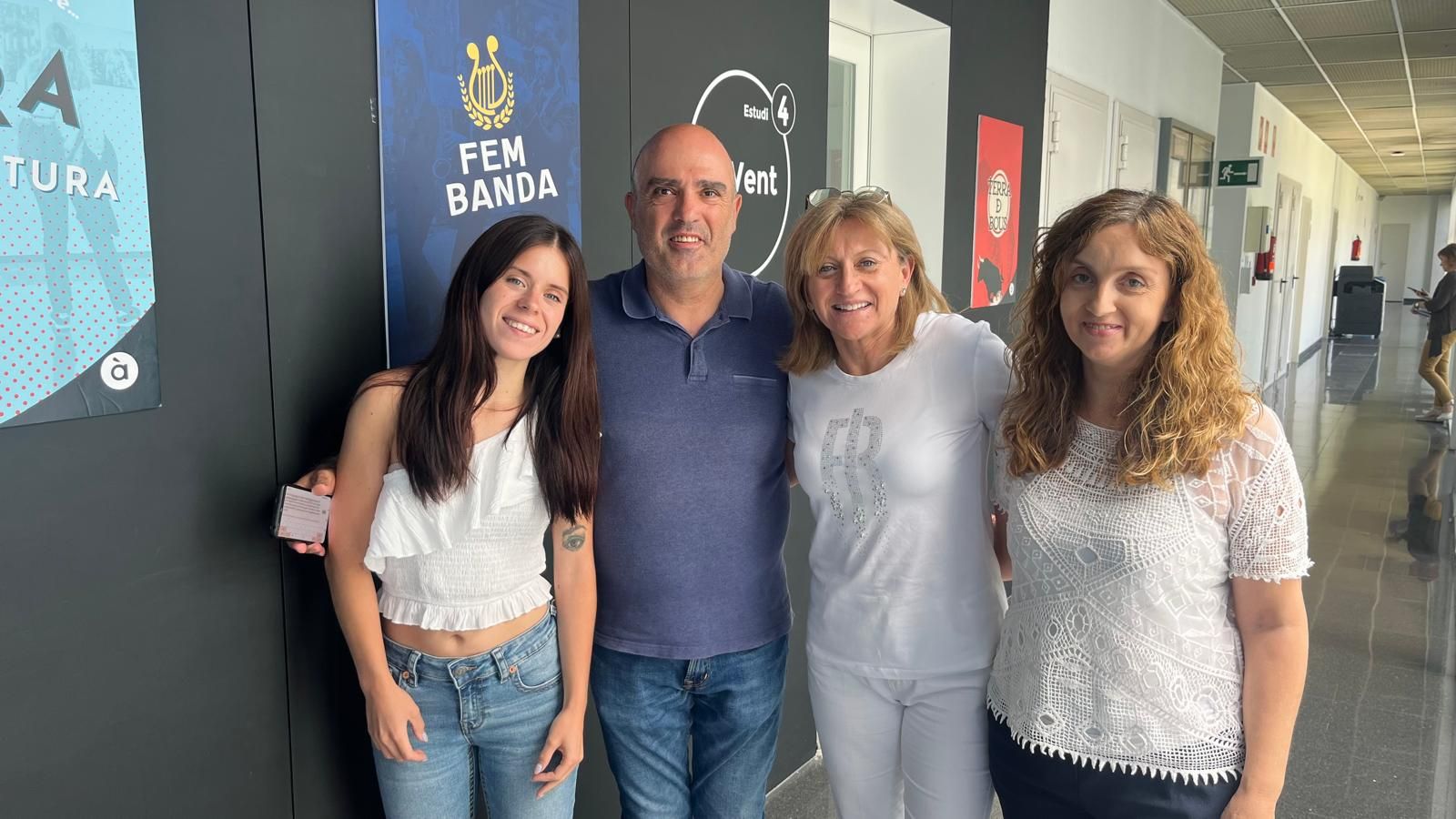 L'equip del programa de ràdio 'Fem banda'
