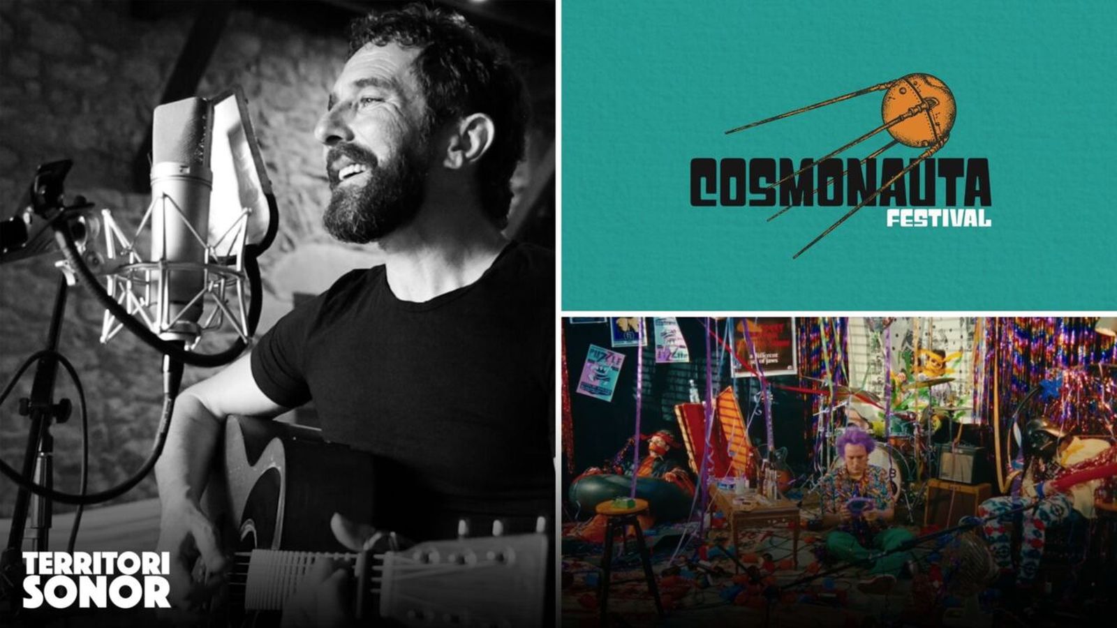 15.11.2023 | Festival Cosmonauta, Borja Penalba, "33 revolucions per a canviar el món", i música i moda