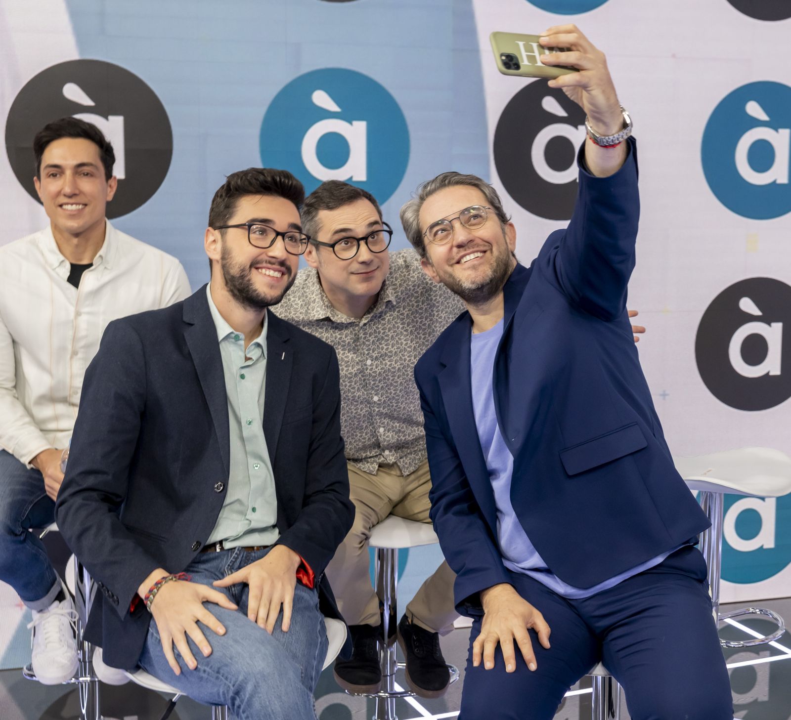 Un moment divertit de la presentació