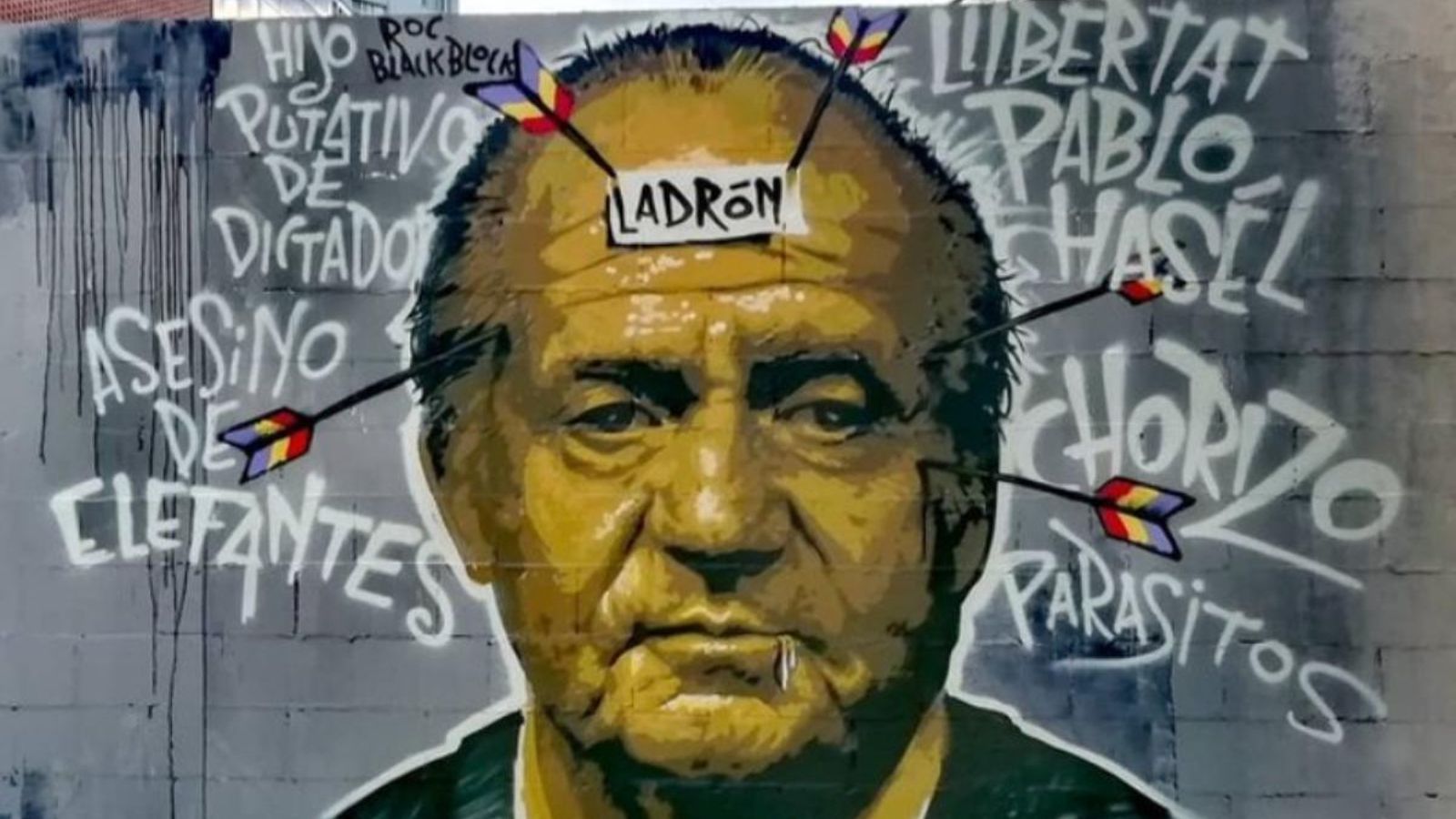 El mural esborrat.