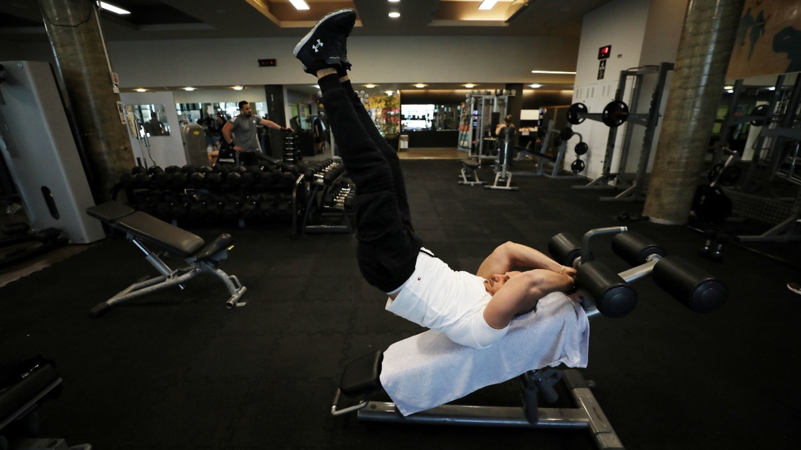 El passaport verd permet entrar a gimnasos com aquest a Jerusalem