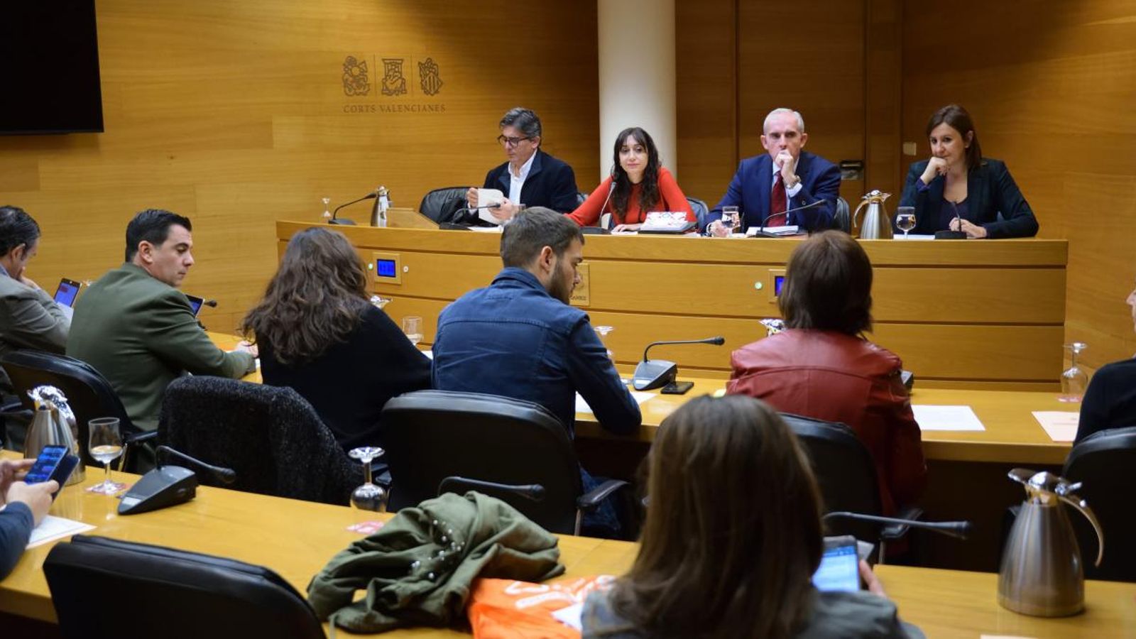 Imatge de la comissió d'investigació del cas Taula
