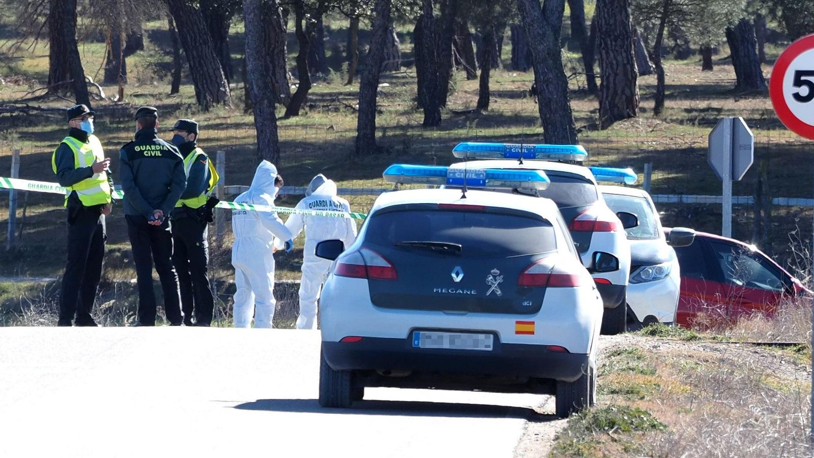 Els investigadors arrepleguen mostres en la zona en què es va trobar el cadàver Es confirma que el cos trobat en Traspinedo és el d'Esther López