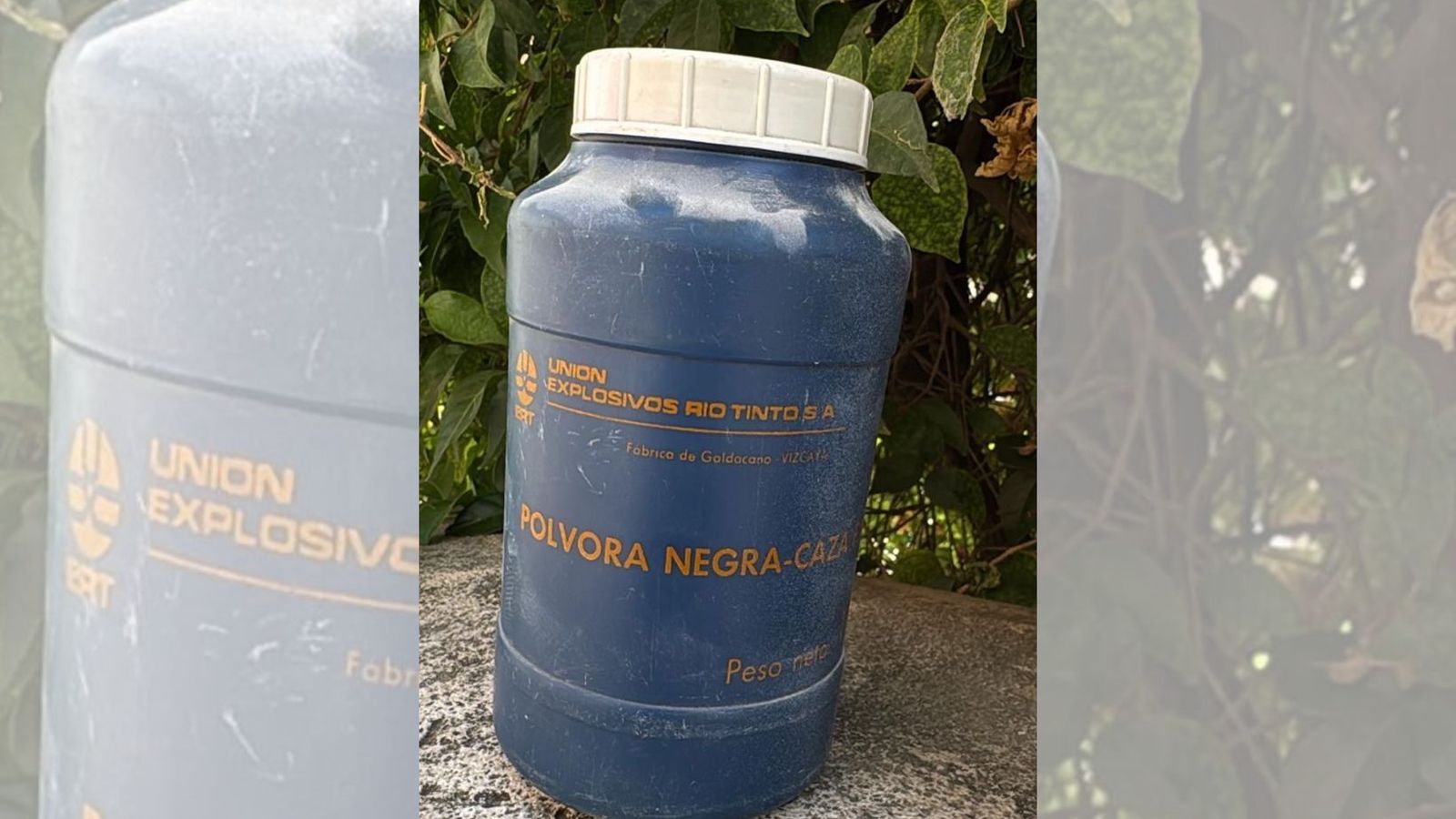 El pot de pólvora que ha trobat la policia